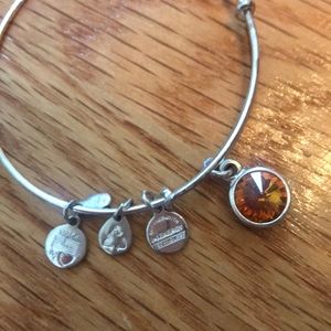 Limited edition topaz alex and Ani bracelet